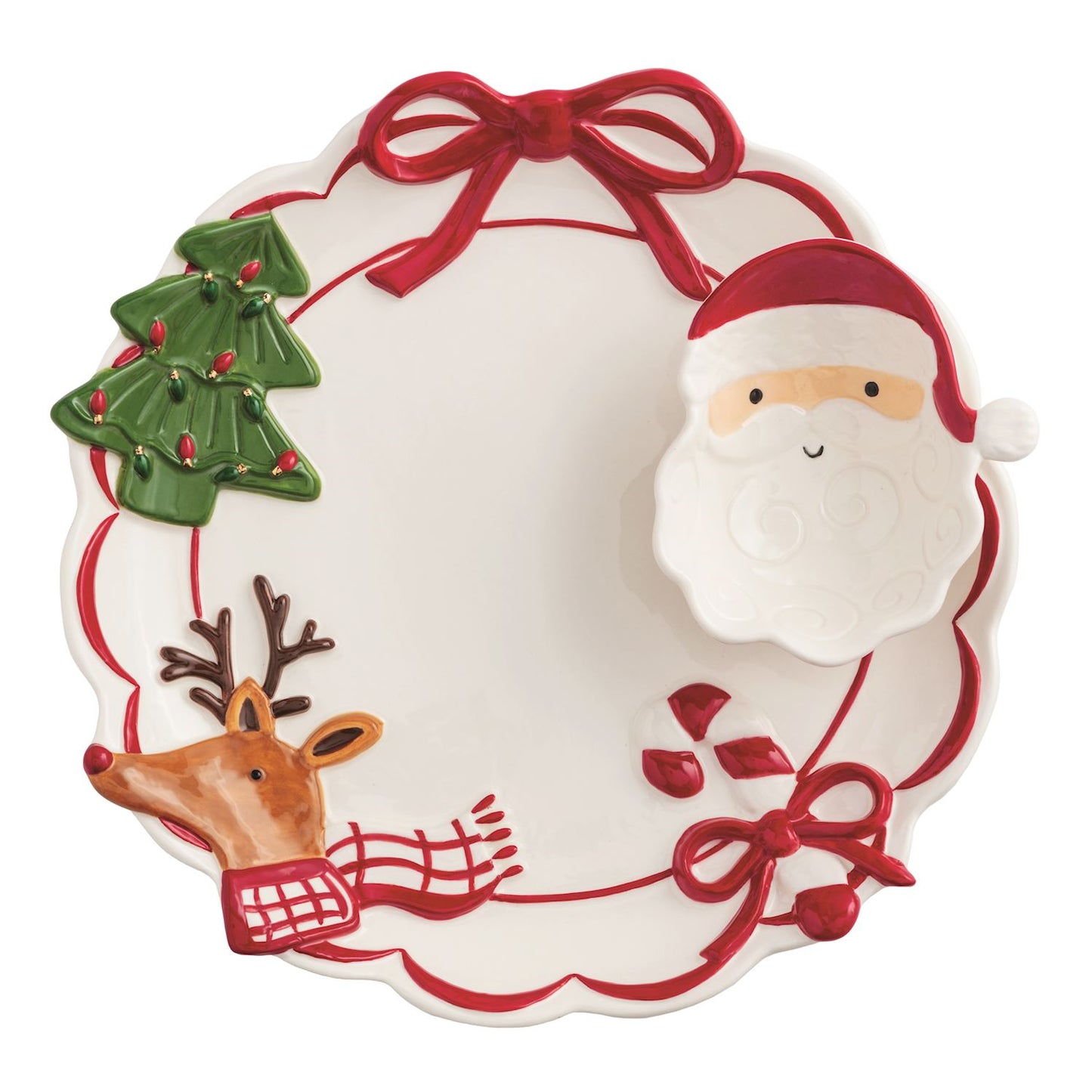 Whimsical Christmas Chip & Dip Set