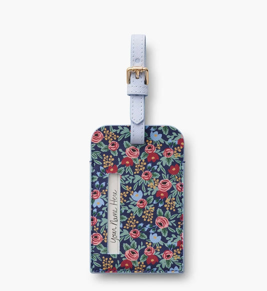 Rifle Paper Rosa Luggage Tag