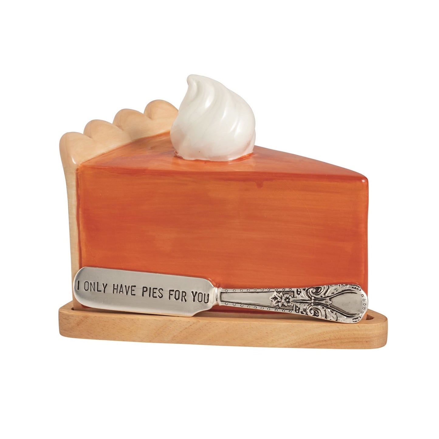 SALE Mudpie Figural Pie Cheese Cloche Set