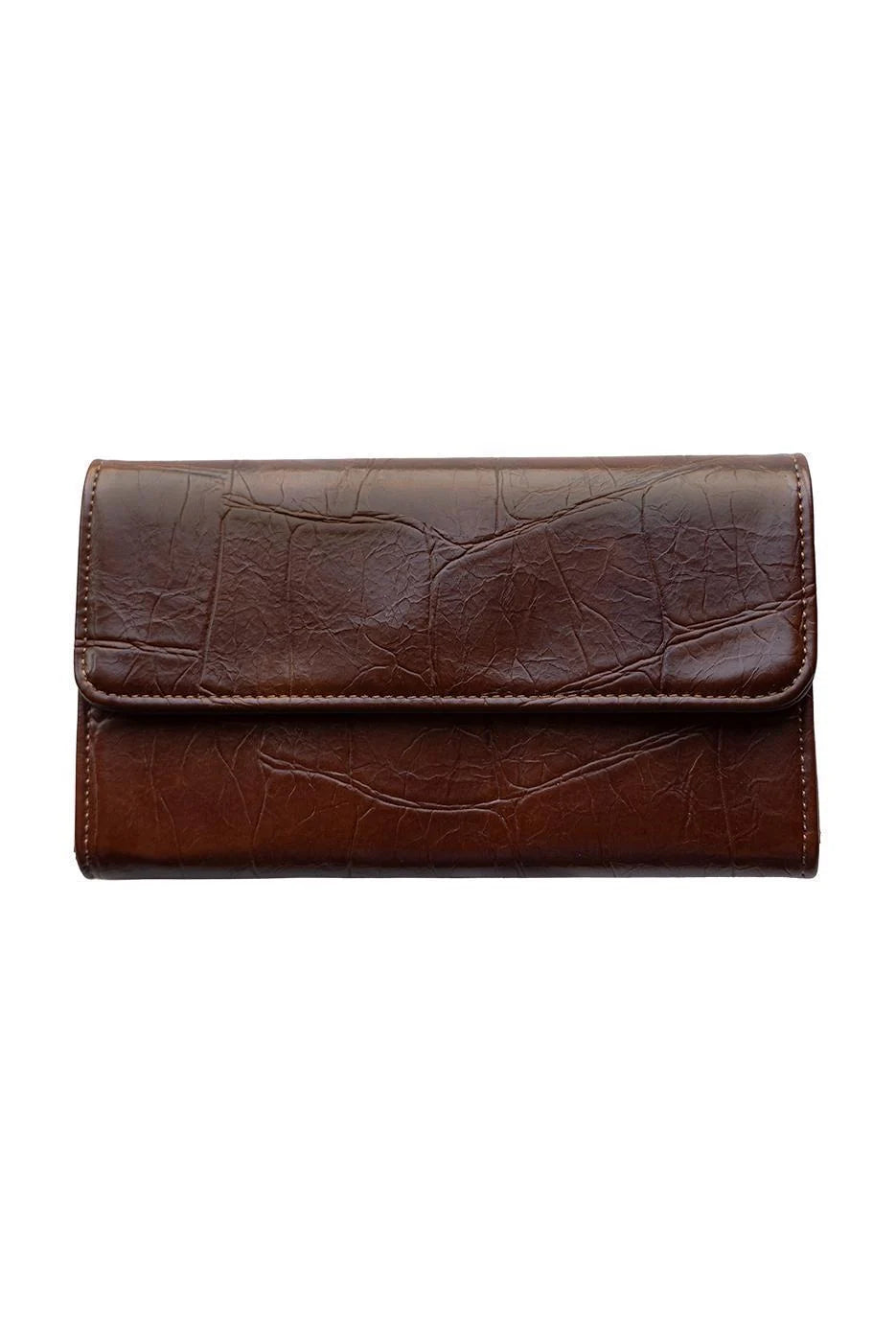 Joy Susan Faux Croc Marnie Mini Tri-Fold Wallet