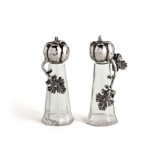 SALE Mudpie Metal Pumpkin Salt & Pepper Set