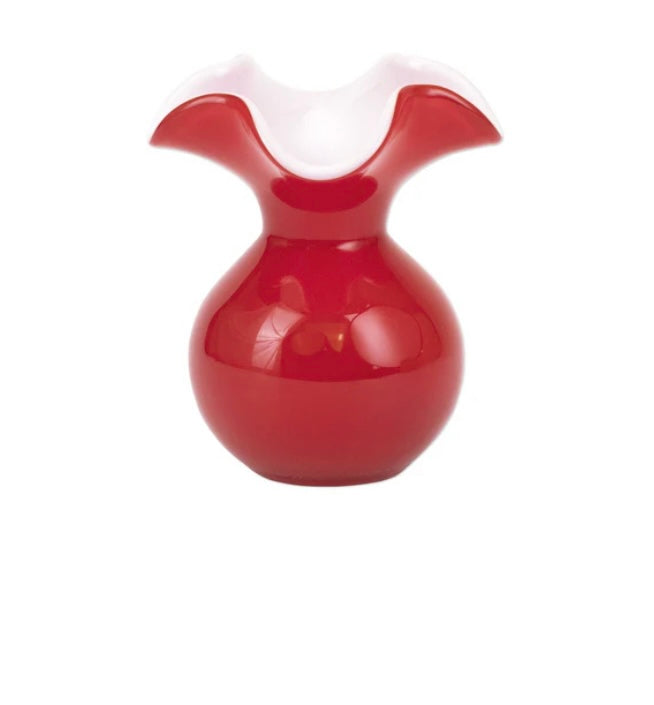 Vietri Red Hibiscus Bud Vase