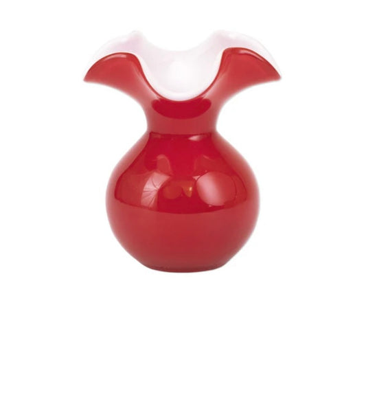 Vietri Red Hibiscus Bud Vase