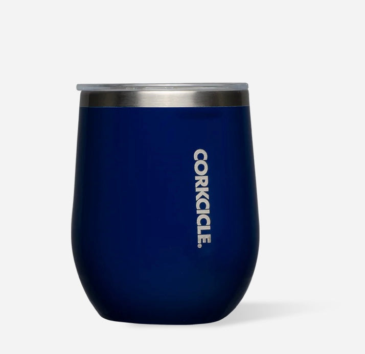 Corkcicle Midnight Navy Stemless Wine Tumbler