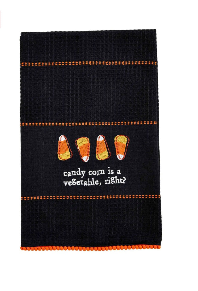 Candy Corn Halloween Towel SALE