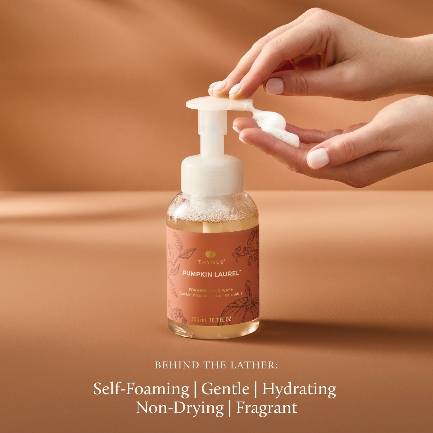 SALE Thymes Pumpkin Laurel Foaming Hand Wash