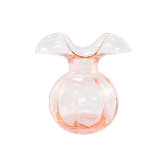 Vietri Hibiscus Pink Fluted Bud Vase