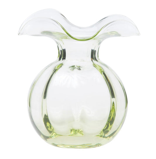 Vietri Green Medium Hibiscus Fluted Vase