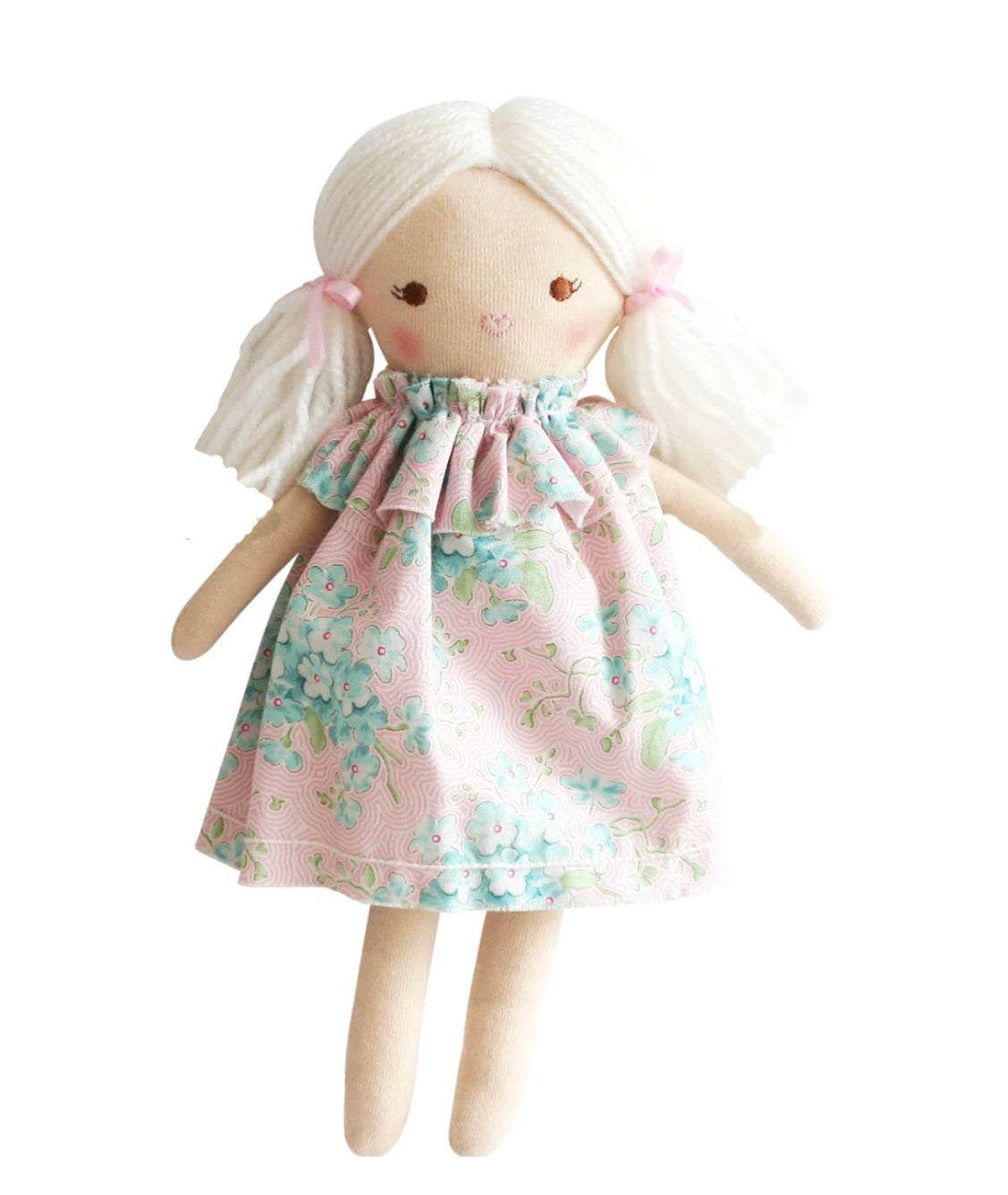 Alimrose Mini Matilda Blue Pink Asleep/Awake Doll