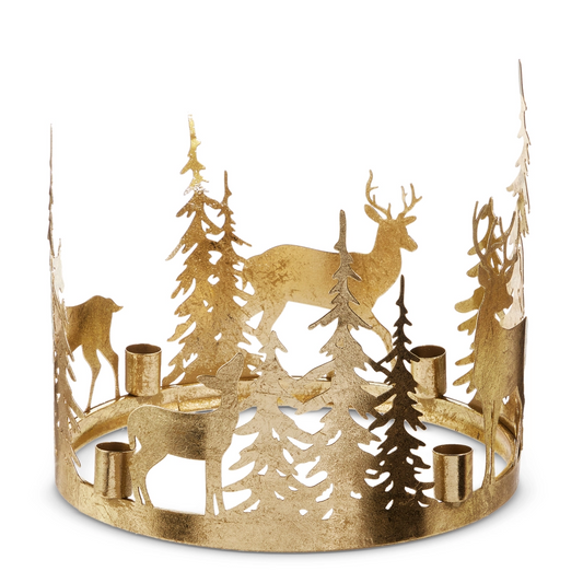 Woodland Candle Ring & Holder