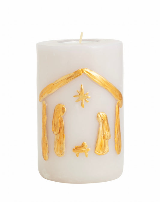 Nativity Refillable Candle