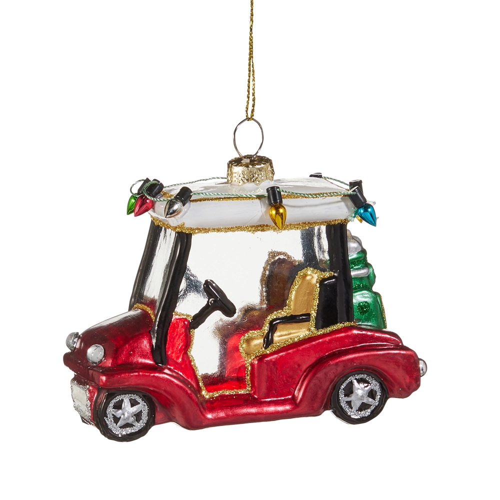 Golf Cart Ornament 4”
