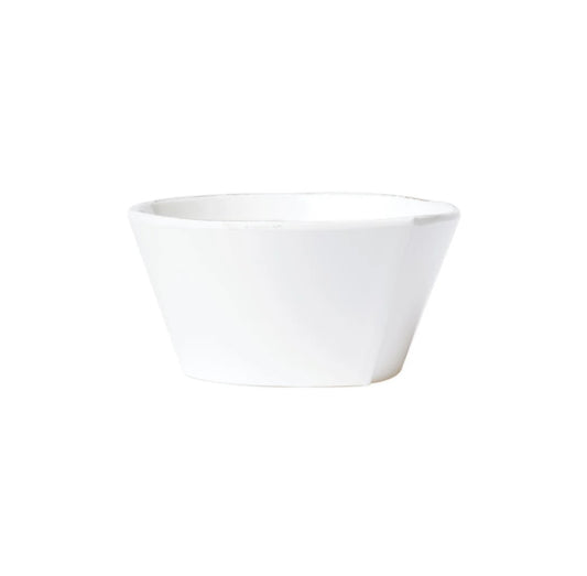 Vietri Lastra Melamine White Stacking Cereal Bowl