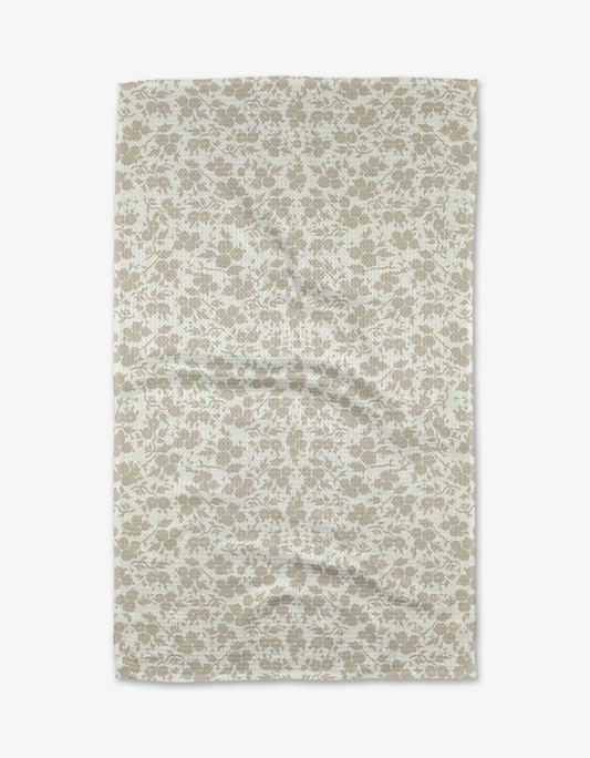 Geometry Betty's Buds Tea Towel