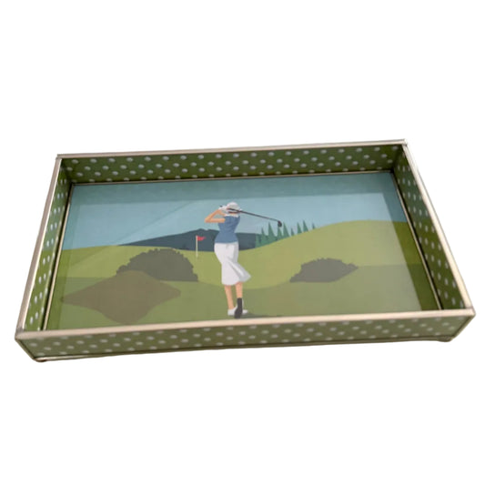 Female Golfer Tray