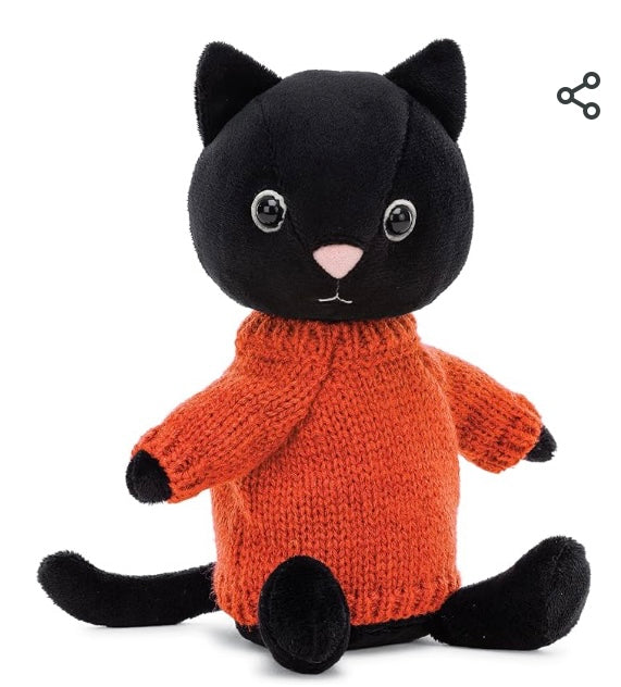 Jellycat Knitten Kitten Tangerine