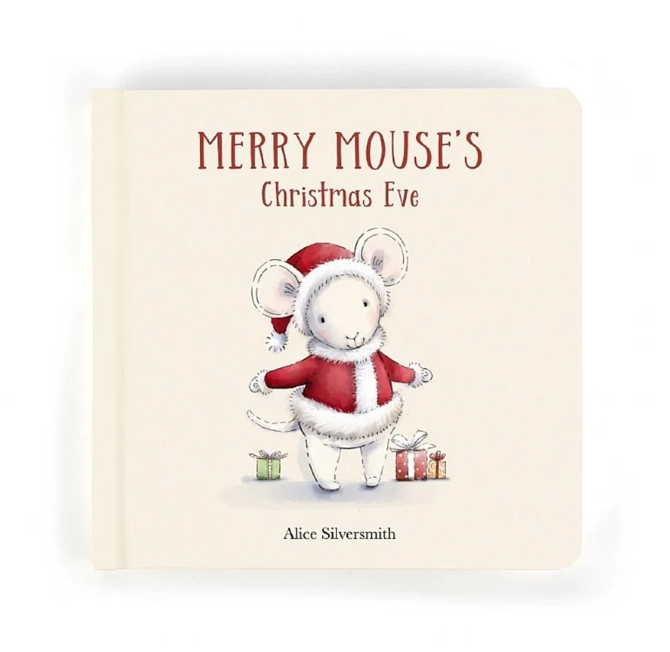 Tis the Season Jellycat Merry Mouse Book