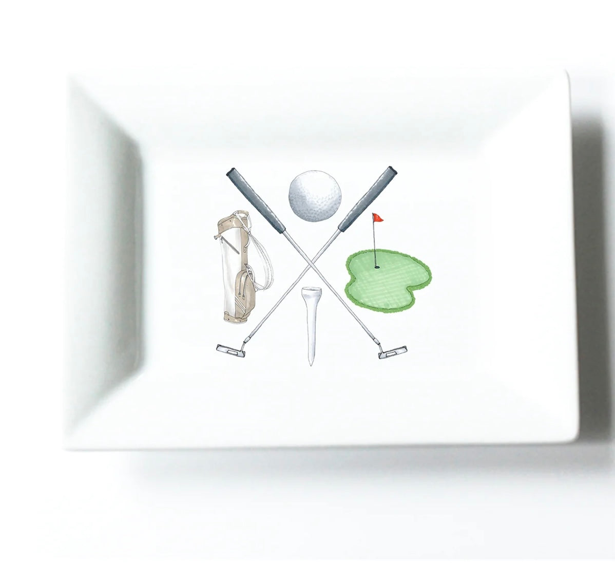 Golf Mini Porcelain Dish