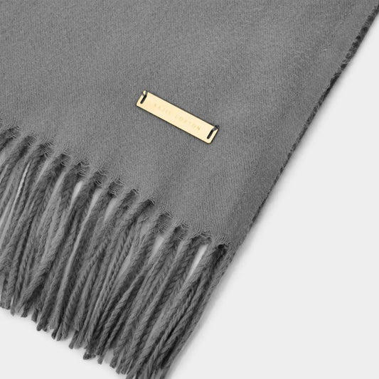 Katie Loxton Blanket Scarf Gray