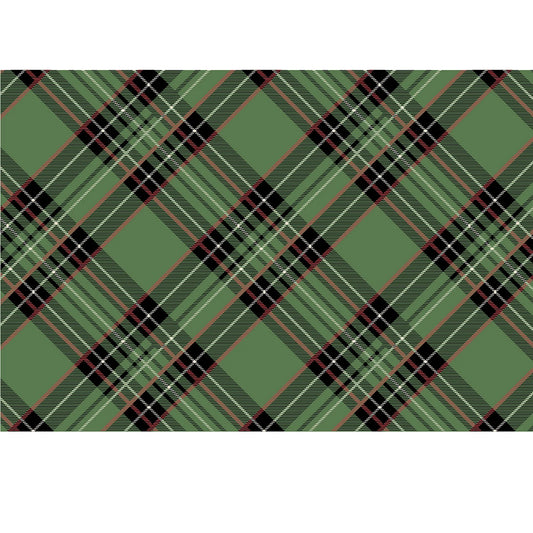 Hester and Cook Green Plaid Placemats