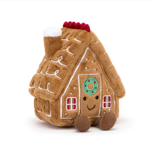 Jellycats Amuseables Gingerbread House
