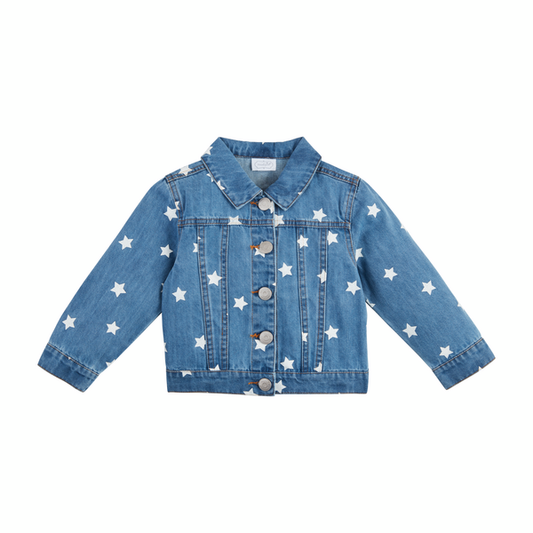 Mudpie Lg Denim Star Jacket