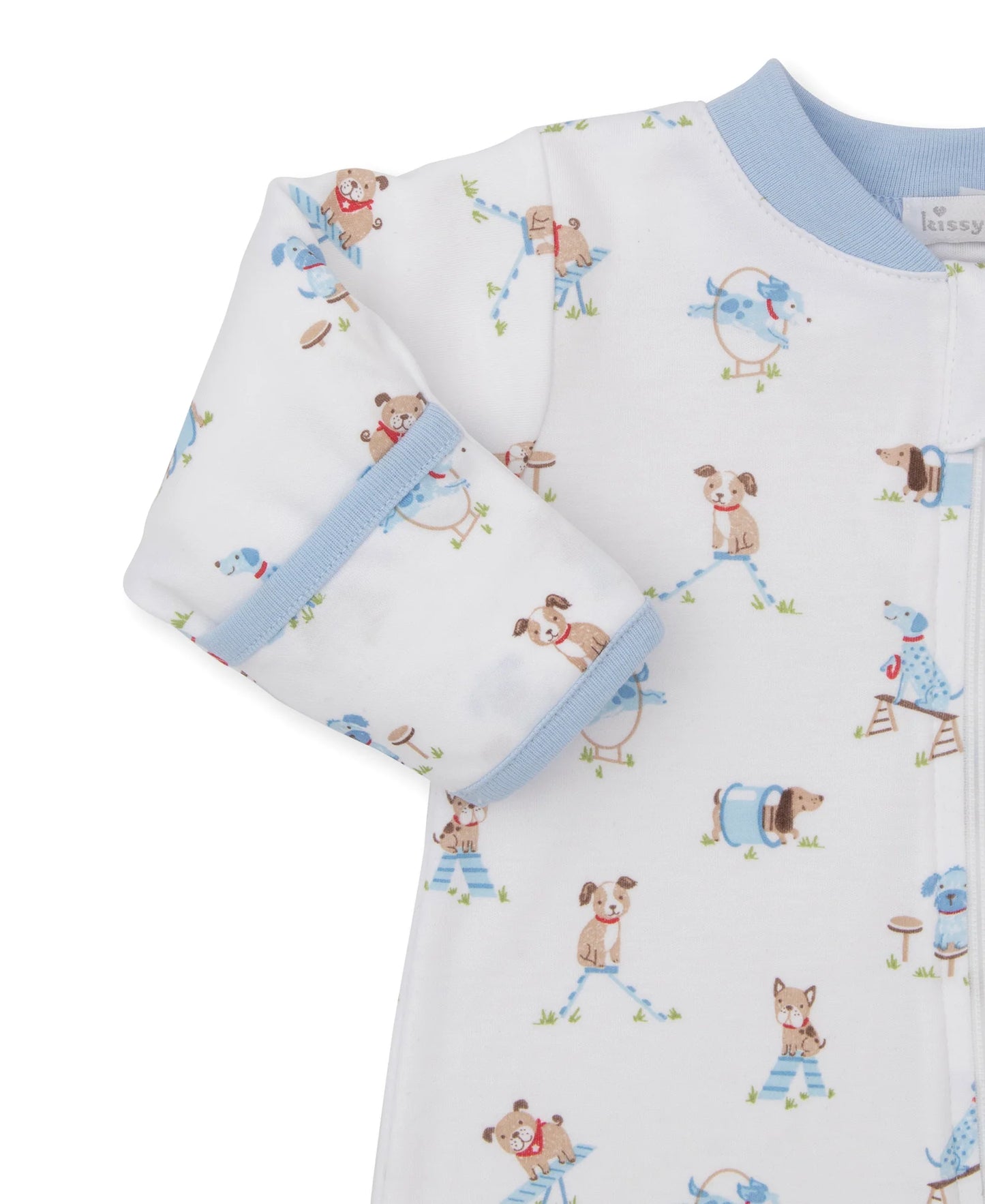 Kissy Kissy Playground Pups Footie 0-3m