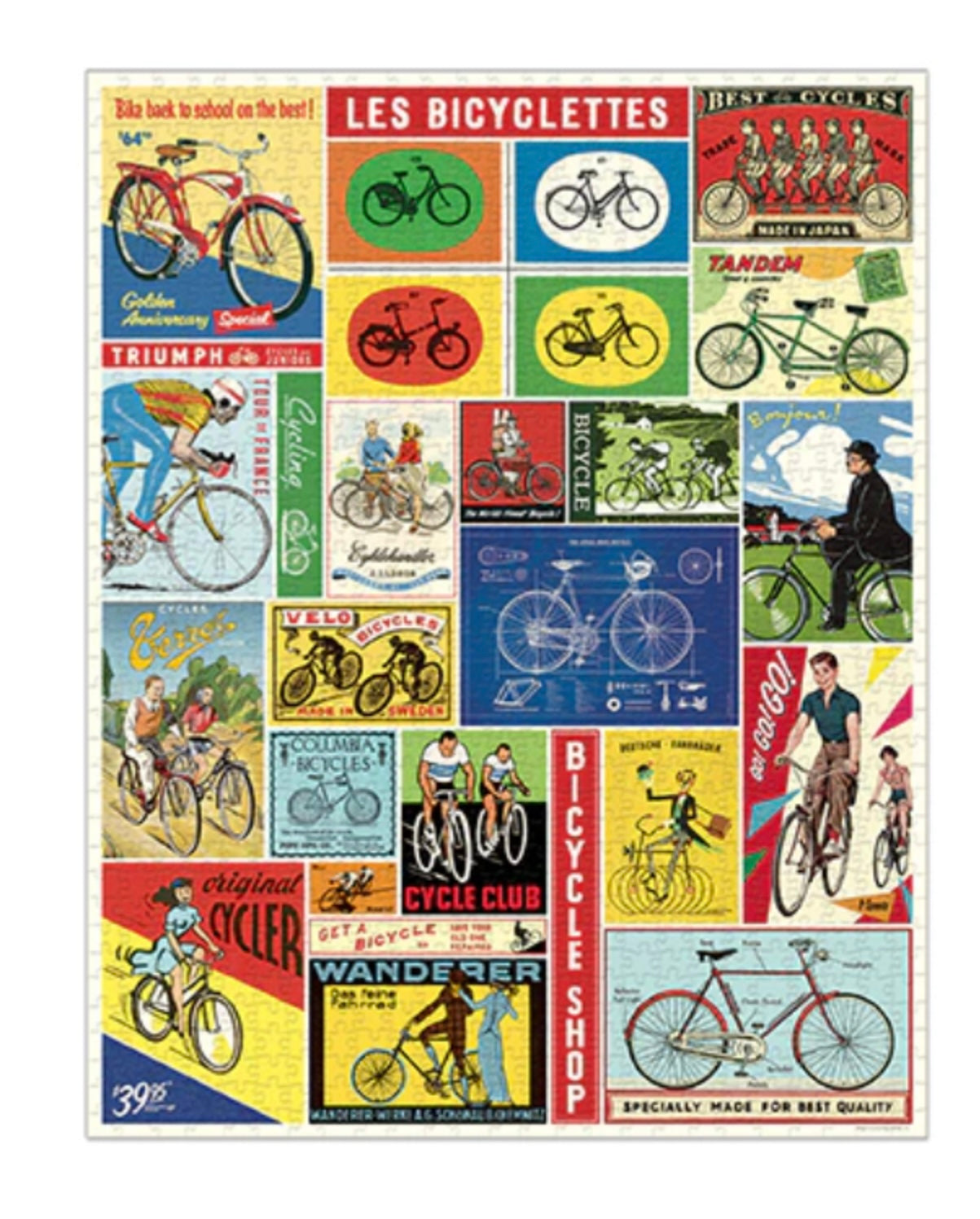 Puzzle Bicycles 1000 Pieces