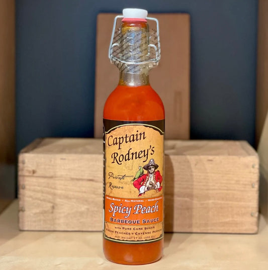 Captain Rodney's Spicy Peach Barbecue Boucan Sauce