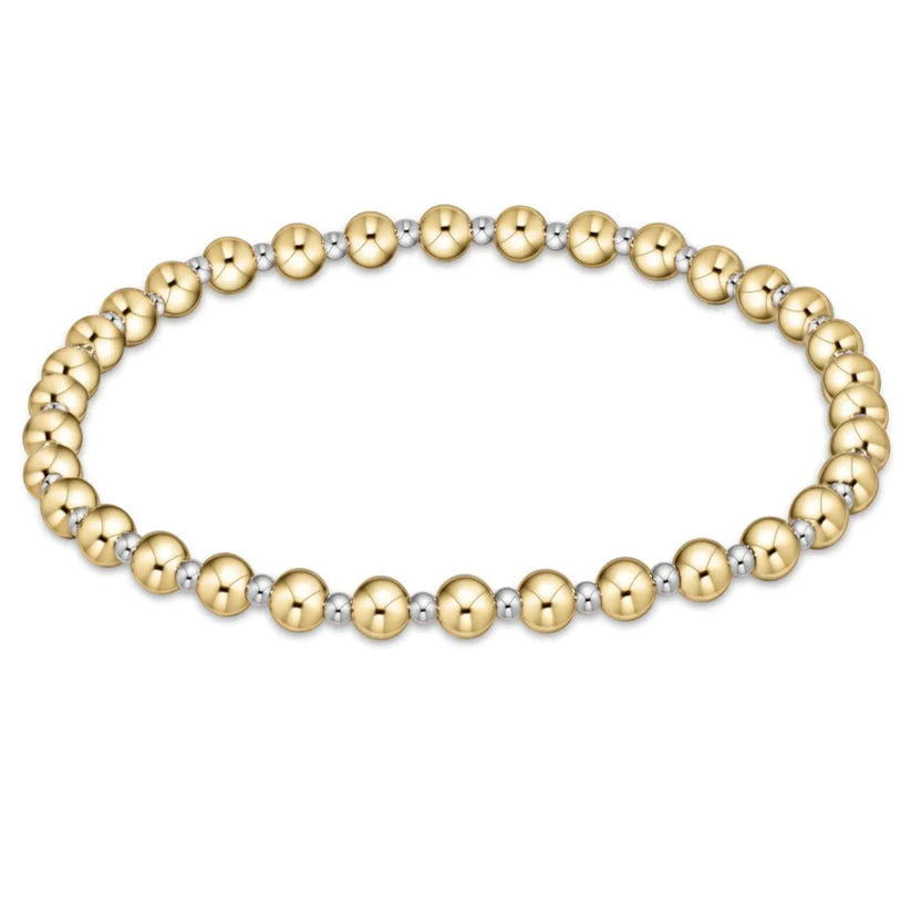eNewton Classic Grateful Mixed Metal Bracelet 4mm