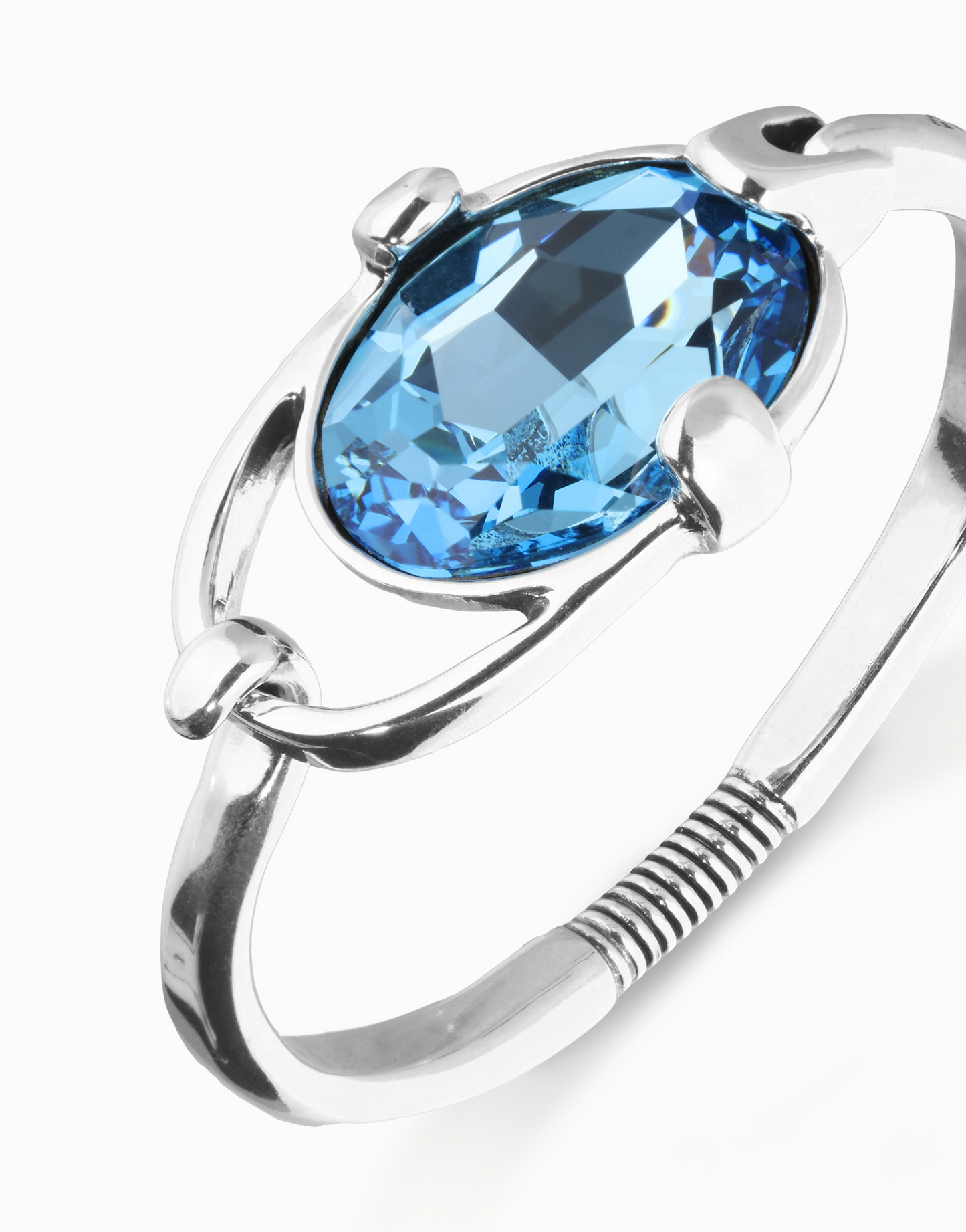 UNO de50 Ser Deslumbrante Silver Bracelet PUL2593AZUMTL0M