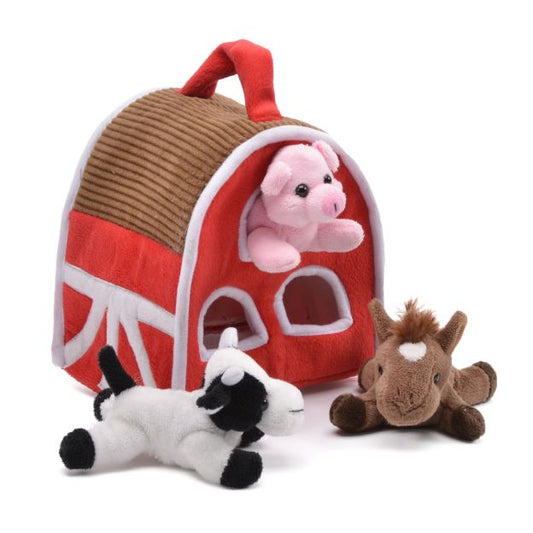 Finger Puppets Horse House with Farm Animals