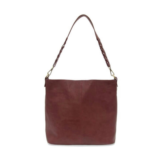 Joy Susan Tessa Burgundy Hobo