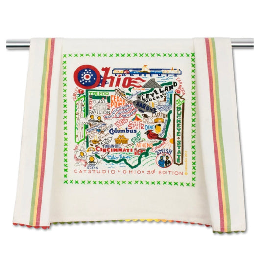 Catstudio Ohio Dish Towel