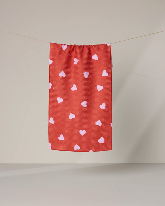 Geometry Love Toss Bar Towel
