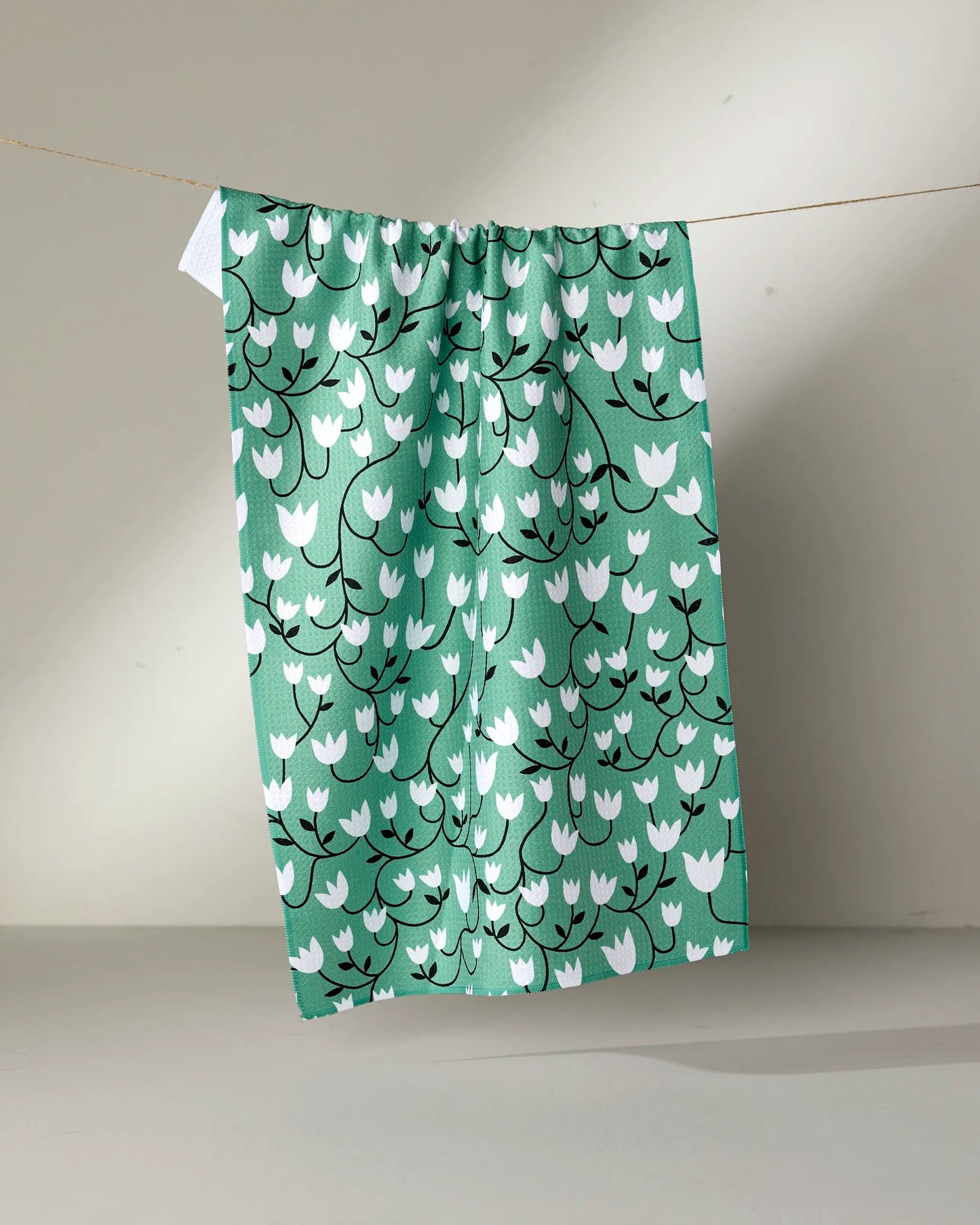Geometry Snowdrop Tea Towel