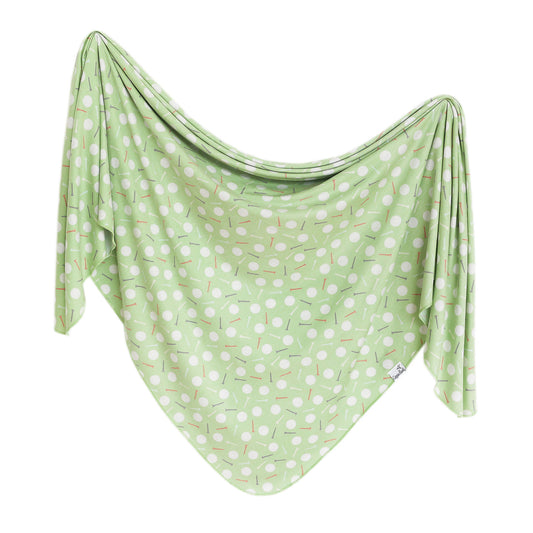 Copper Pearl Bogey Knit Swaddle Blanket Success