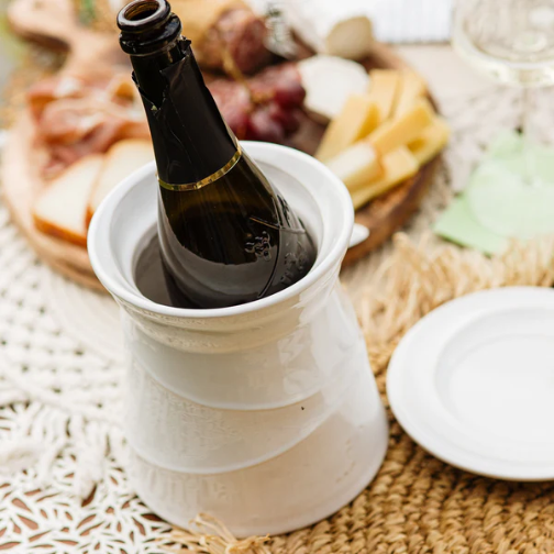 Vietri Luna Utensil Holder/Wine Chiller