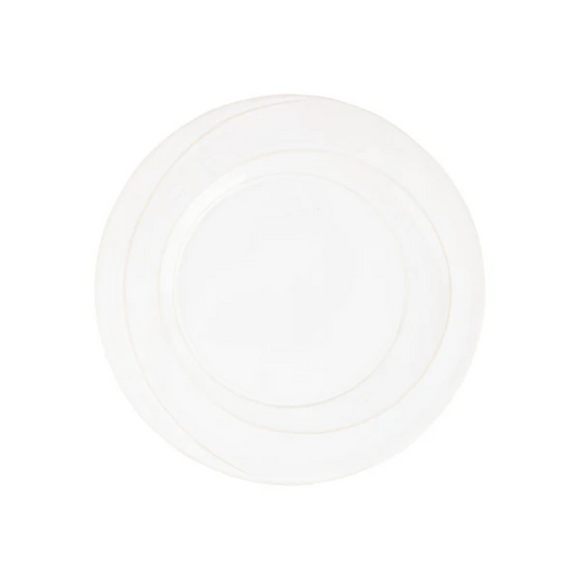 vietri white luna salad plate