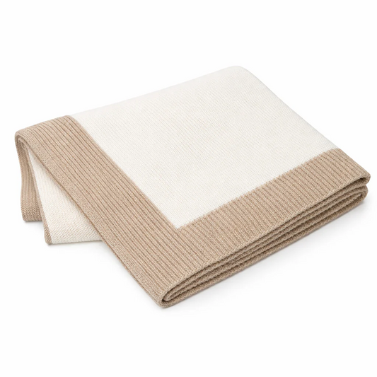 A Soft Idea Jersey Knit Blanket Oatmeal