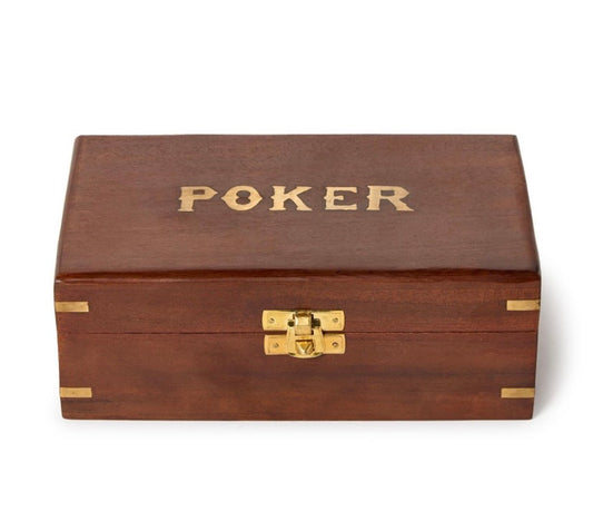 Poker Set/Wooden Box