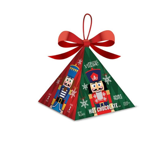 Gourmet du Village Hot Chocolate Nutcracker Pyramid Ornament