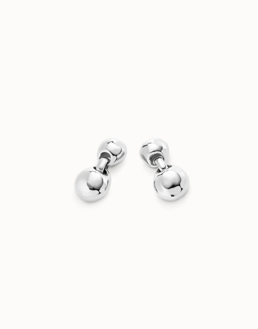 UNO de50 Ser Intrepida Silver Earrings