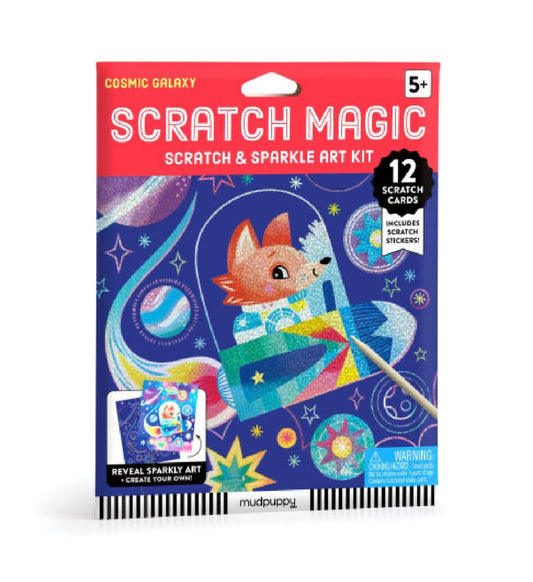Cosmic Galaxy Scratch & Sparkle Book