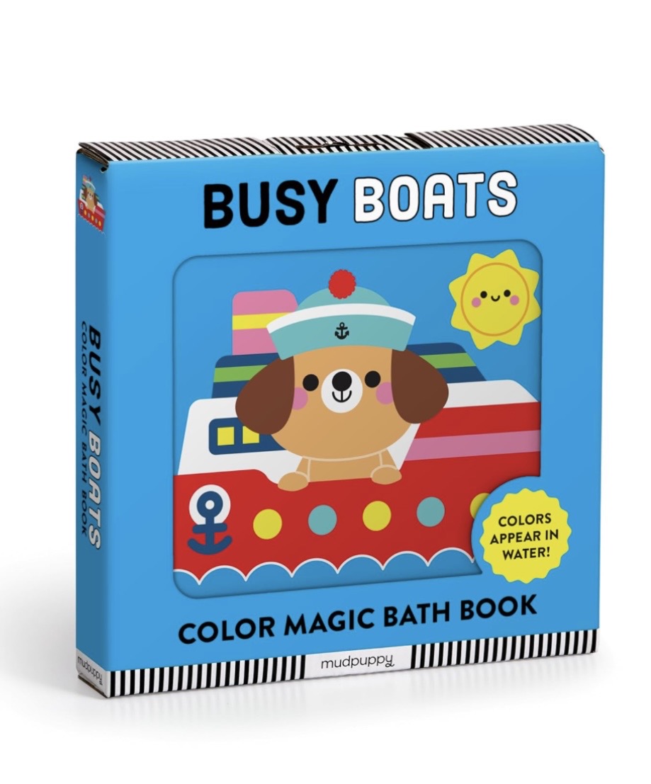 Busy Boats Color Magic Book
