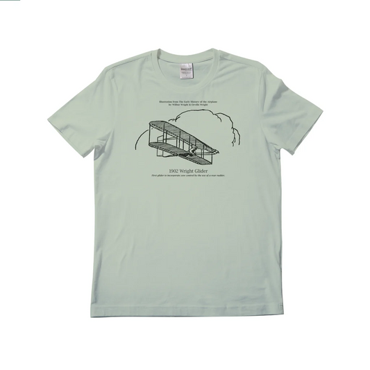 Wright Brothers 1902 Wright Flyer Jade t-shirt