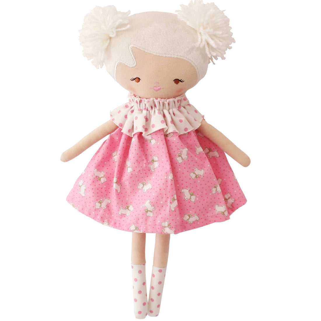 Alimrose Layla Doll Pink Puppies