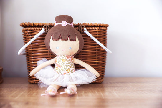 Alimrose Baby Ballerina Doll Blossom Lily Pink