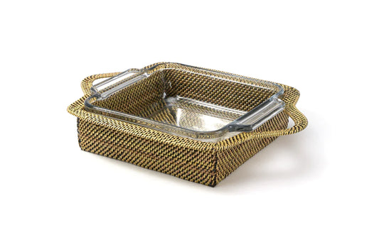 Calaisio Square Baker Basket with Anchor, 1QT