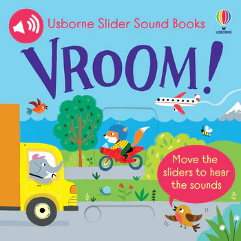 Usborne Slider Sound Books VROOM